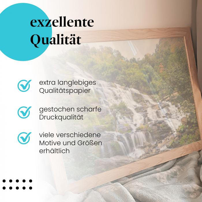 Preview: Wasserfall im Dschungel: Naturgewalt & Idylle | Postereck 0664